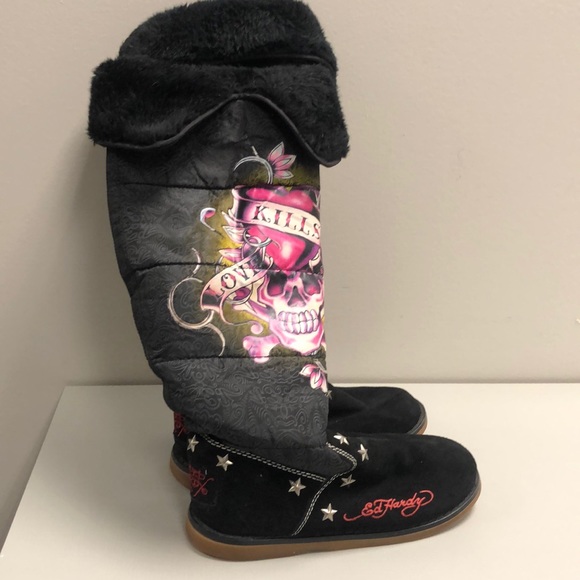ed hardy snow boots